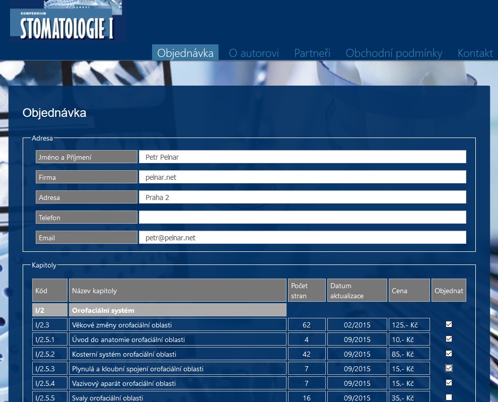 E-Compendium website screenshot