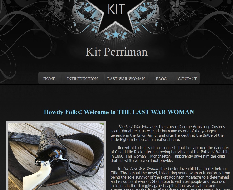 The Last War Woman website screenshot